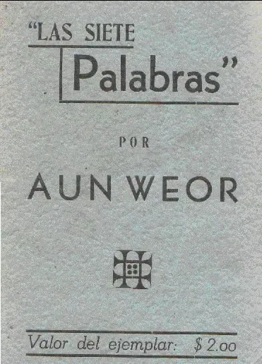 Portada de Las Siete Palabras
