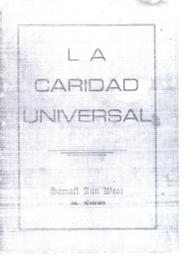 Cover of La Caridad Universal
