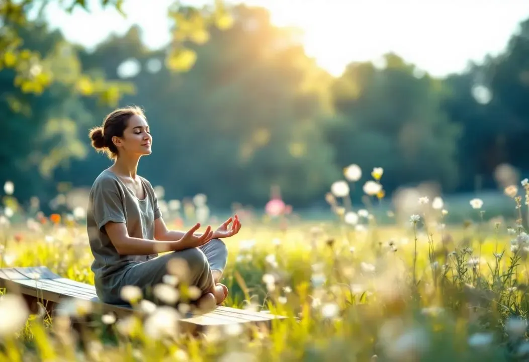 Persona meditando en calma, simbolizando la comprensión de la verdad sin esfuerzo.